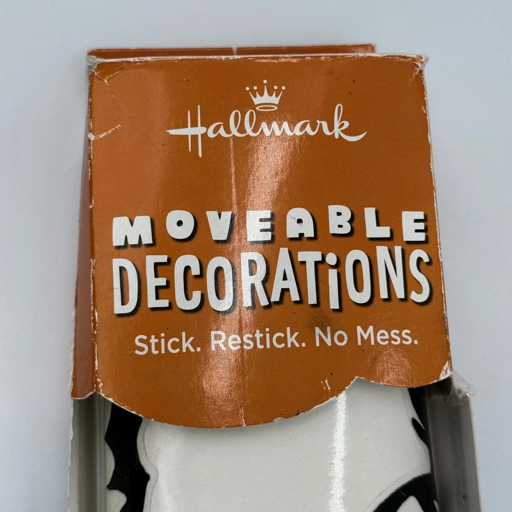 Hallmark Halloween Moveable Decorations Haunted House Wall Decal 25x39 Sheet